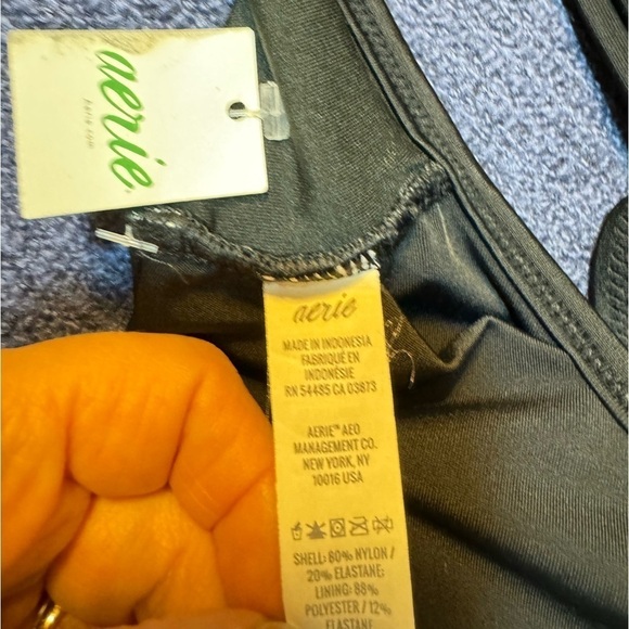 Aerie Scoop Tie Around Halter Bikini Top S - Picture 7 of 9